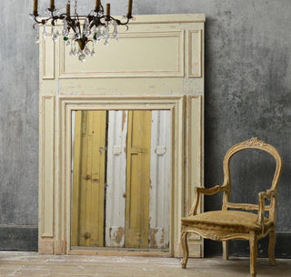 Fone Antique French Trumeau Mirror