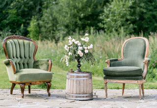 Fone Antique Green Chairs in Garden