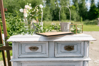 Fone Chest of draws in garden