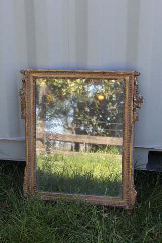 fone Circa 1800 gold leaf mirror